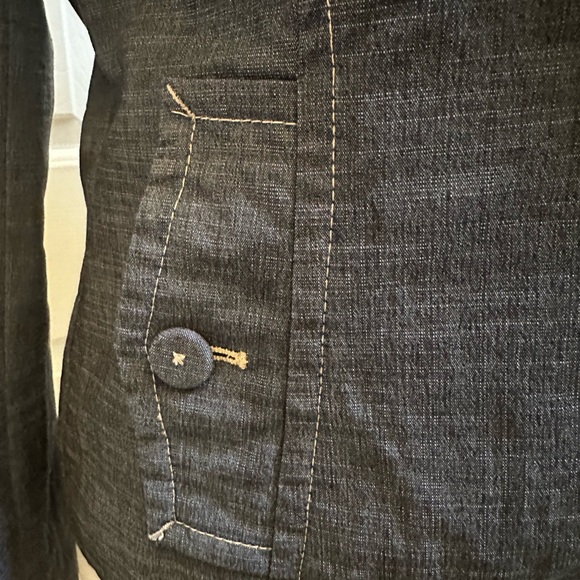 Women’s Rafaella petite blazer, denim like material - Picture 4 of 6